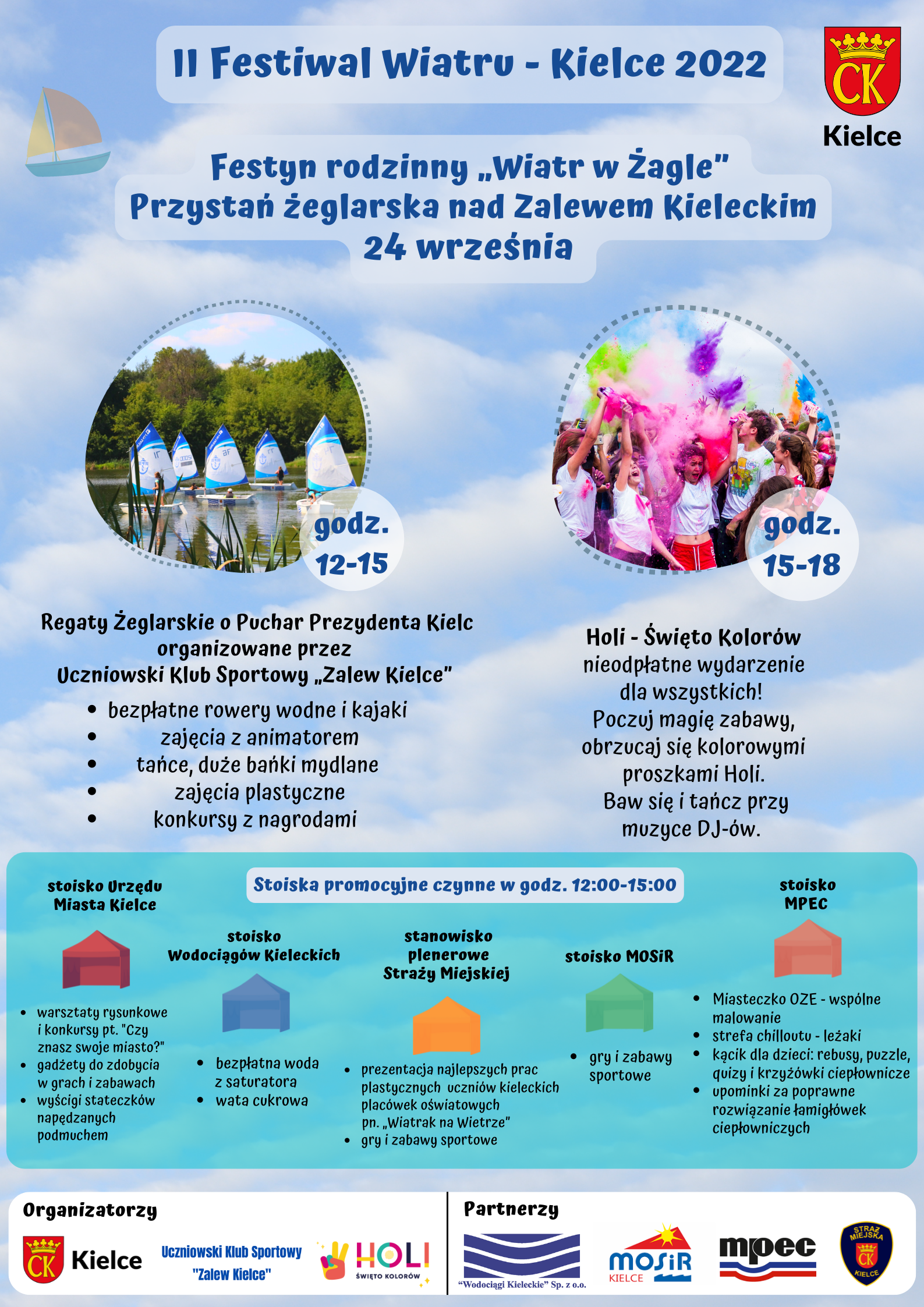 Plakat II Festiwal Wiatru – Kielce 2022